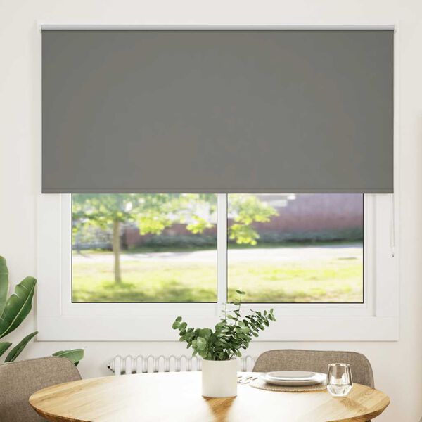 vidaXL Jaluzea cu role opace gri 165x150 cm Lățime material 161,6 cm