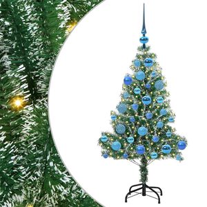 vidaXL Pom de Crăciun artificial cu zăpadă imitată și lumină LED