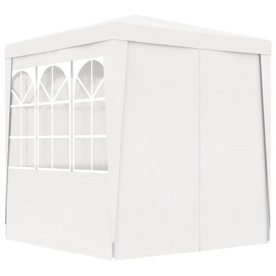 vidaXL Cort de petrecere profesional cu pereți, alb, 2 x 2 m, 90 g/m²