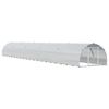vidaXL Căsuță pentru pui Argintiu 1000 x 150 x 100 cm Oțel Galvanizat