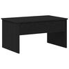 vidaXL Masă de cafea Stejar Negru 80 x 50,5 x 41,5 cm Lemn prelucrat