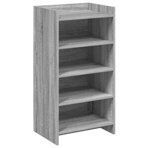 vidaXL Dulap pentru pantofi Sonoma gri 48 x 36 x 92 cm Lemn prelucrat
