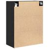 vidaXL Dulap de perete Stejar Negru 69,5 x 34 x 90 cm Lemn compozit