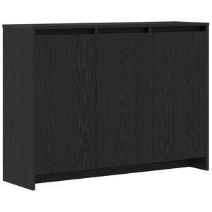vidaXL Bufet Negru 102 x 29.5 x 75 cm Lemn compozit