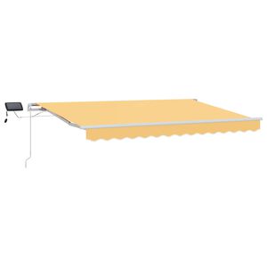 vidaXL Copertină retractabilă Nisipiu 400 &times; 300 cm