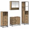 vidaXL Set de mobilier pentru baie 4 buc. Stejar Artizanal