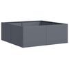vidaXL Jardinieră Antracit 80x80x30 cm Oțel