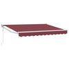 vidaXL Cort electric retractabil Burgundy 3 x 2 m
