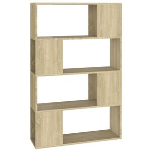 vidaXL Bibliotecă/Separator cameră stejar sonoma 80x24x124,5 cm PAL