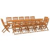 vidaXL Set mobilier de grădină 13 piese 280x90x75cm, lemn masiv acacia