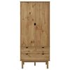 vidaXL Șifonier OTTA, 76,5x53x172 cm, lemn masiv pin