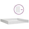vidaXL Adăpost pentru animale cu 48 panouri, 54x80 cm, fier galvanizat