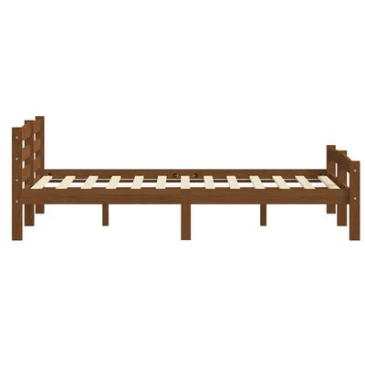 vidaXL Cadru de pat, maro miere, 180x200 cm, lemn masiv de pin