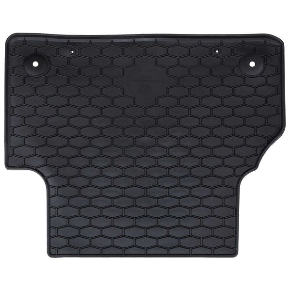 vidaXL Covor pentru mașină 4 pcs Negru Cauciuc