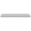 vidaXL Rafturi de perete suspendate,4 buc,gri beton,80x23,5x3,8 cm,MDF