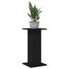vidaXL Suport pentru plante 2 pcs Stejar Negru 30 x 30 x 60 cm