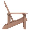 vidaXL Scaun de grădină Adirondack, maro, HDPE