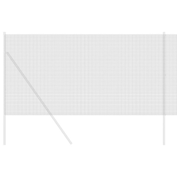 vidaXL Gard din sârmă sudată Gri 1.4 x 25 m Oțel