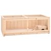 vidaXL Cușcă pentru hamsteri, 104x52x54 cm, lemn masiv de brad