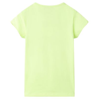 Tricou pentru copii, galben neon, 92