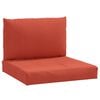 vidaXL Perne de paleți, 2 buc. melanj roșu, material textil