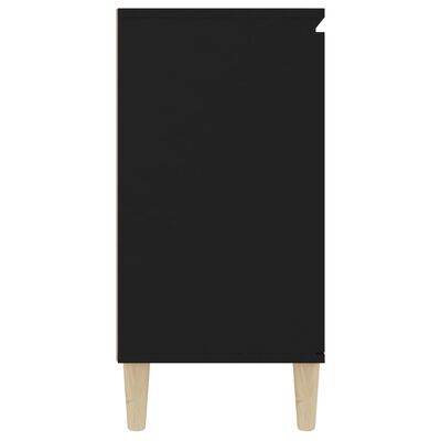 vidaXL Servantă, negru, 103,5x35x70 cm, PAL