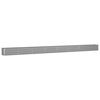 vidaXL Jardinieră Gri deschis 770 x 50 x 45 cm Oțel Galvanizat