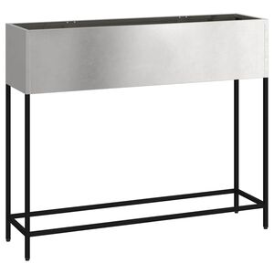 vidaXL Ghiveci ridicat pentru grădină Argintiu 100 x 26 x 82 cm