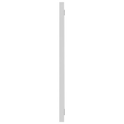 vidaXL Oglindă de baie, alb, 90x1,5x37 cm, PAL