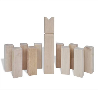 Set de joc Kubb din lemn