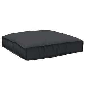 vidaXL Pernă Material Oxford Negru 80 x 80 x 12 cm
