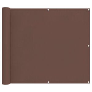 vidaXL Ecran de balcon Maro 90 x 200 cm Material Oxford