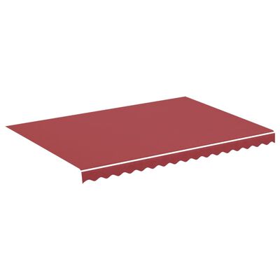 vidaXL Pânză de rezervă pentru copertină, roșu vișiniu, 3,5x2,5 m