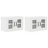 vidaXL Panou mașină de spălat vase Kalmar 2 pcs Alb 60 x 31 x 40 cm