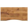 vidaXL Blat birou cu decupaj curbat 110x50x2,5cm lemn masiv mango brut