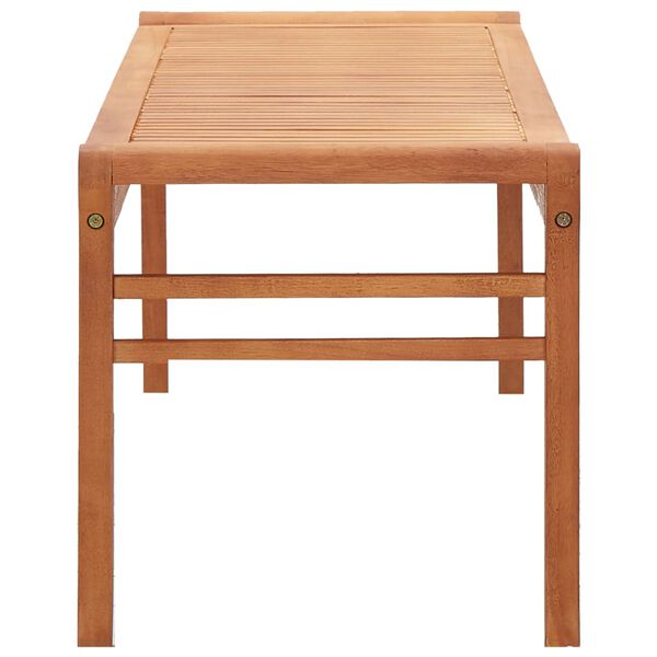 vidaXL Bancă de grădină cu 3 locuri, 150 cm, lemn masiv de eucalipt