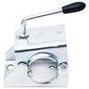 vidaXL Roată manevră de remorcă, clemă despicată 60 mm oțel galvanizat