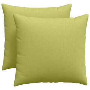 vidaXL Perne pentru canapea 2 pcs Verde deschis 50 x 50 cm țesătură