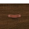 vidaXL Dulap, stejar maro, 69,5x34x90 cm, lemn prelucrat