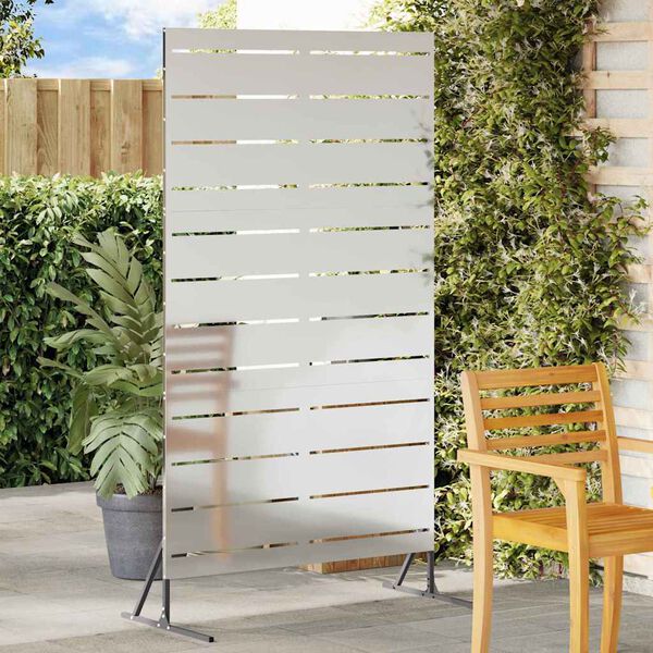 vidaXL Ecran de intimitate Gri 100 x 50 x 180 cm Oțel