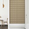 vidaXL Panouri de perete 12 pcs Cappuccino 60 x 15 cm