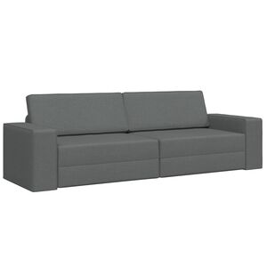 vidaXL Pat canapea Gri &icirc;nchis 245 x 78 x 77 cm țesătură
