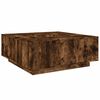 vidaXL Măsuță de cafea stejar fumuriu 100x100x40 cm din lemn prelucrat