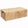 vidaXL Cutie de depozitare natural 75 x 42 x 23 cm Zambilă de apă