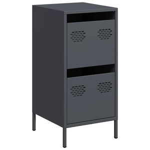 vidaXL Dulap, antracit, 35x39x73,5 cm, oțel laminat la rece