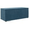 vidaXL Taburet albastru 101 x 41 x 40 cm Catifea și lemn stratificat