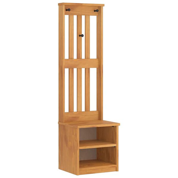 vidaXL Arborele „SANDNES” 45x40x159,5 cm din lemn masiv de pin