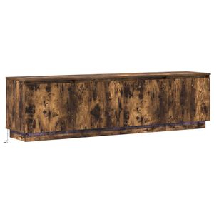 vidaXL Cabinet TV Stejar fumuriu 180 x 38 x 49 cm Lemn compozit