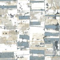 Noordwand Tapet „Friends&Coffee Industrial Weathered”,albastru/metalic