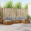 vidaXL Seturi de canapele cu pernă 7 pcs Gri natural și deschis